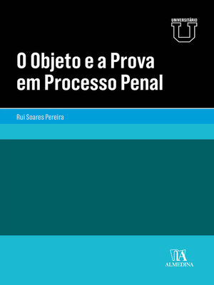 cover image of O Objeto e a Prova em Processo Penal